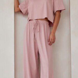 Bumpsuit The Cloud Slim Pant in Dusty Rose